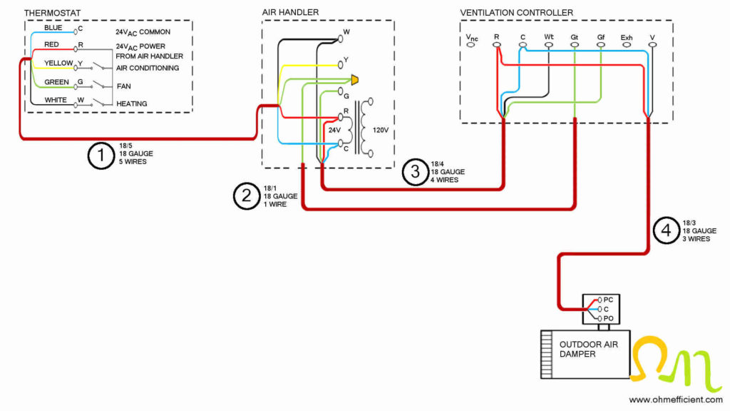 Supply only ventilation controller wiring diagram