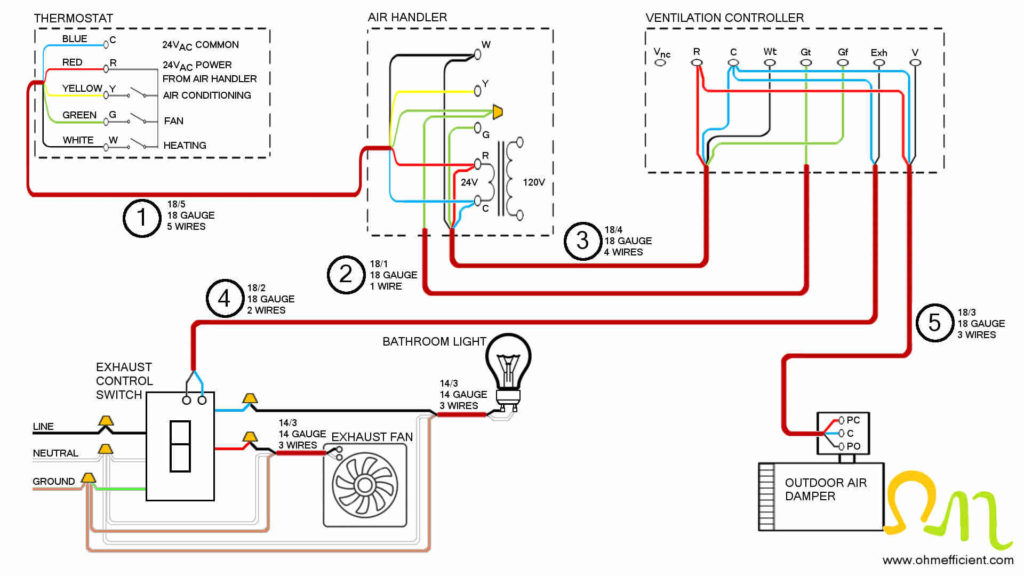 Balanced ventilation controller wiring diagram
